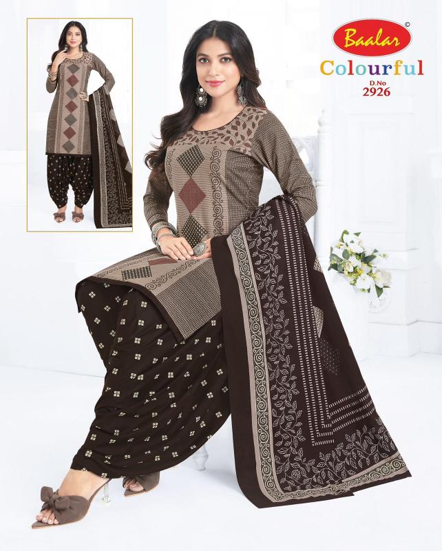 Baalar colourful vol-29 kalamkari dress material wholesale bangalore